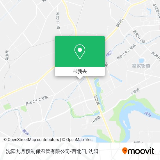 沈阳九月预制保温管有限公司-西北门地图