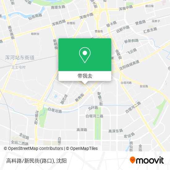高科路/新民街(路口)地图