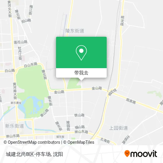 城建北尚B区-停车场地图
