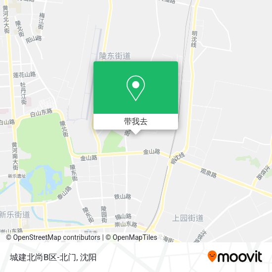 城建北尚B区-北门地图
