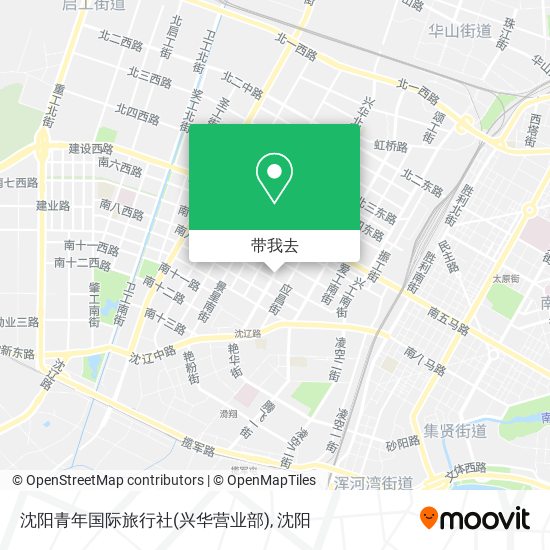 沈阳青年国际旅行社(兴华营业部)地图