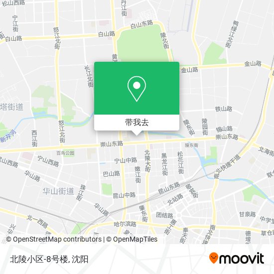 北陵小区-8号楼地图