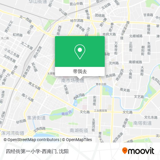 四经街第一小学-西南门地图