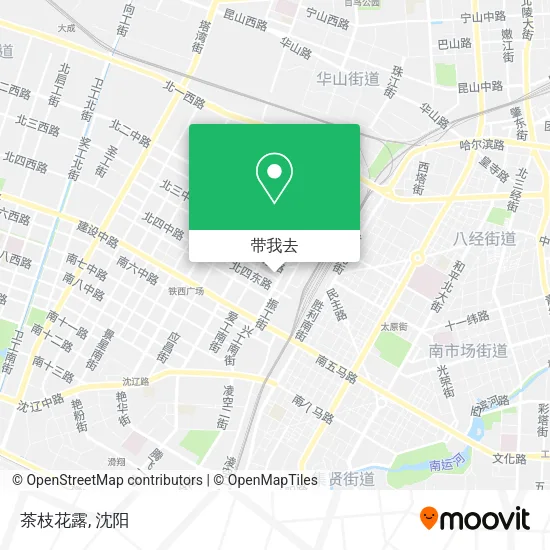 茶枝花露地图
