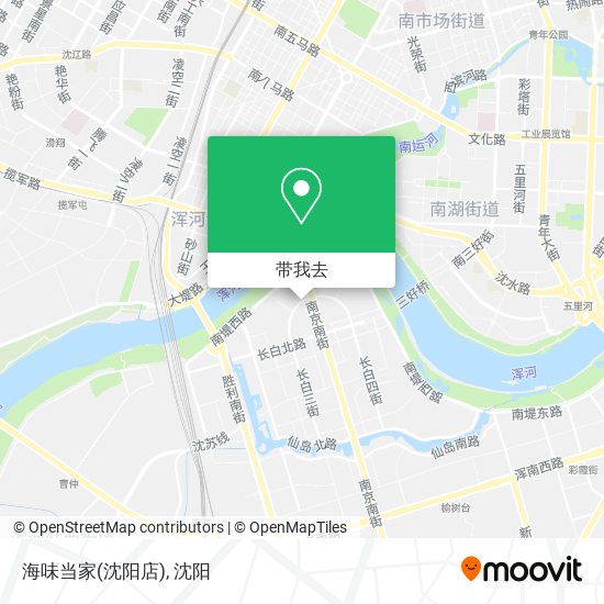 海味当家(沈阳店)地图