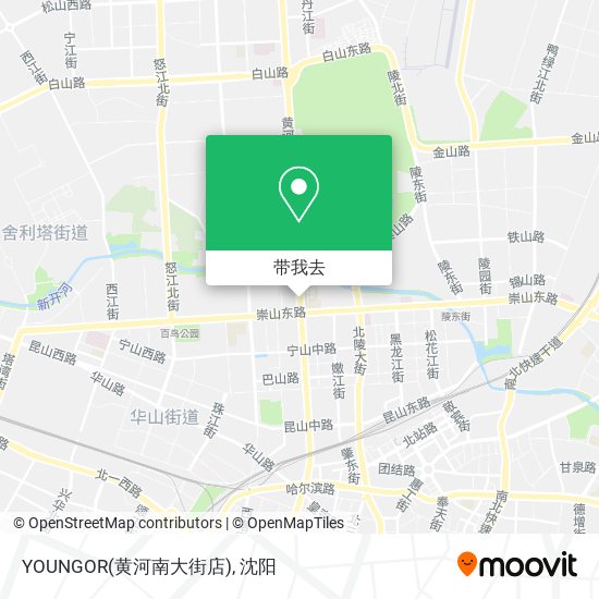 YOUNGOR(黄河南大街店)地图