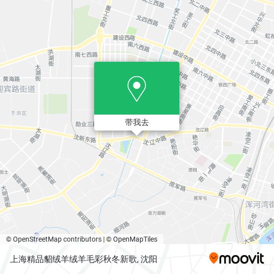 上海精品貂绒羊绒羊毛彩秋冬新歌地图