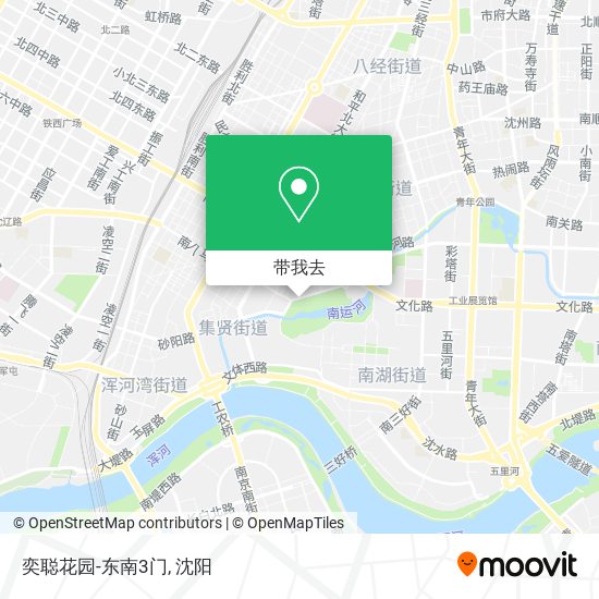 奕聪花园-东南3门地图