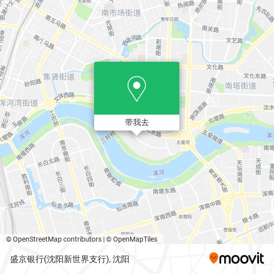 盛京银行(沈阳新世界支行)地图