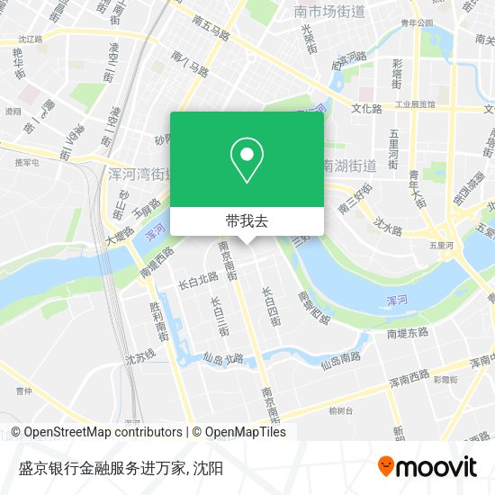 盛京银行金融服务进万家地图