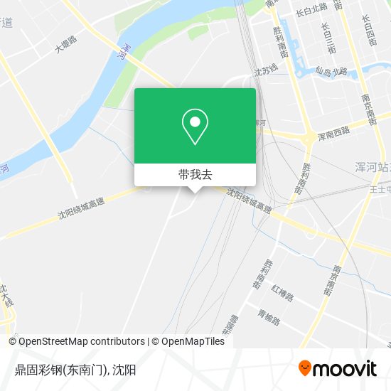鼎固彩钢(东南门)地图
