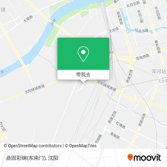 鼎固彩钢(东南门)地图