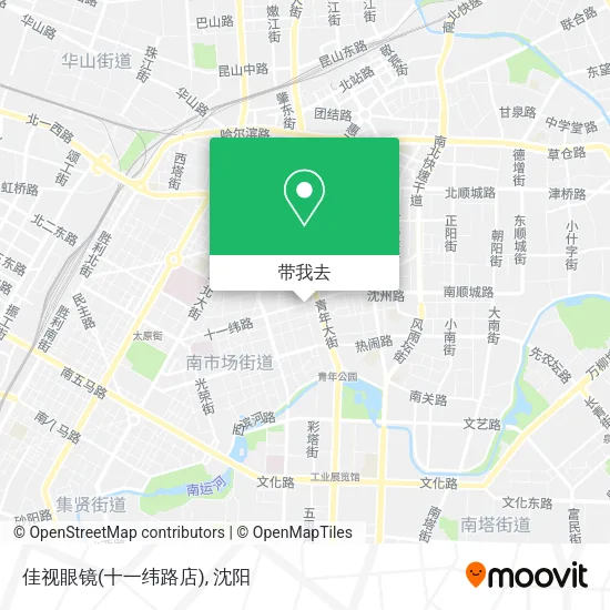 佳视眼镜(十一纬路店)地图