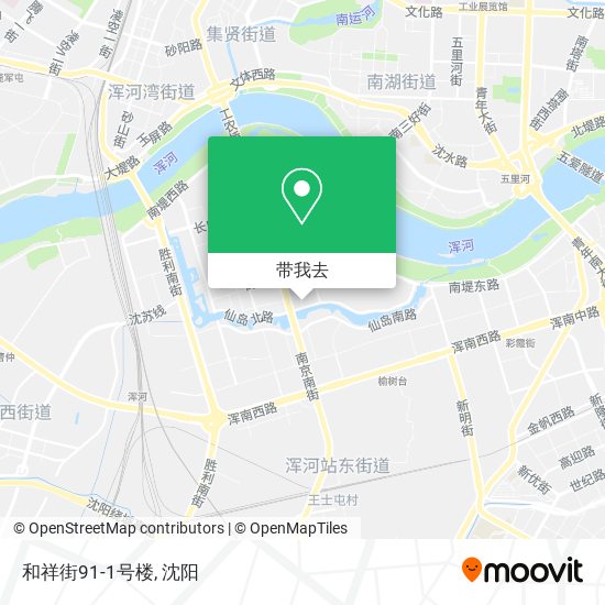 和祥街91-1号楼地图