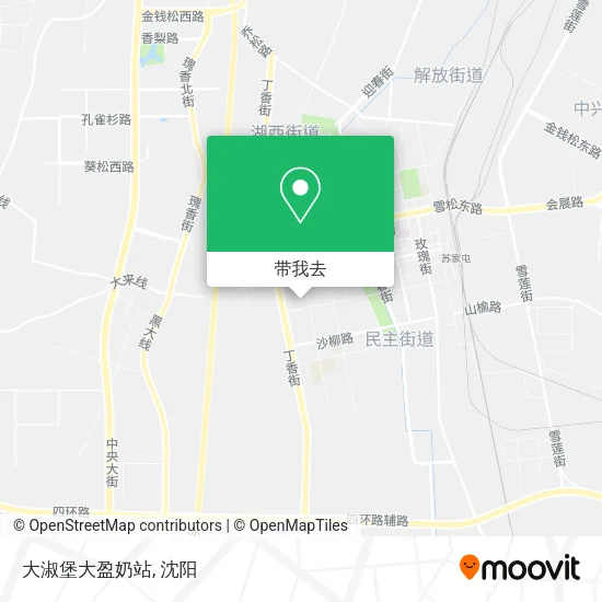 大淑堡大盈奶站地图