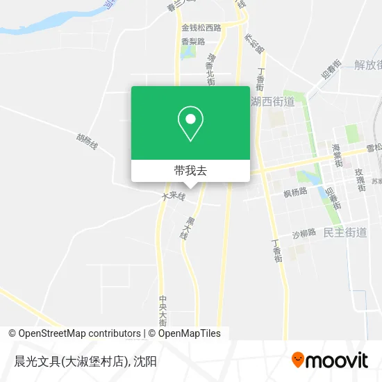 晨光文具(大淑堡村店)地图