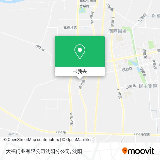 大福门业有限公司沈阳分公司地图