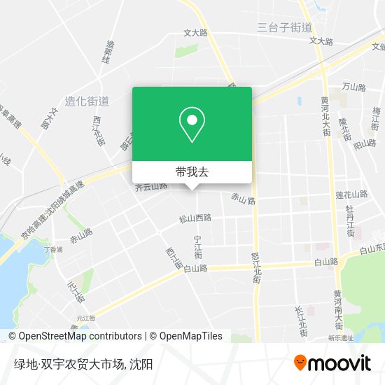绿地·双宇农贸大市场地图