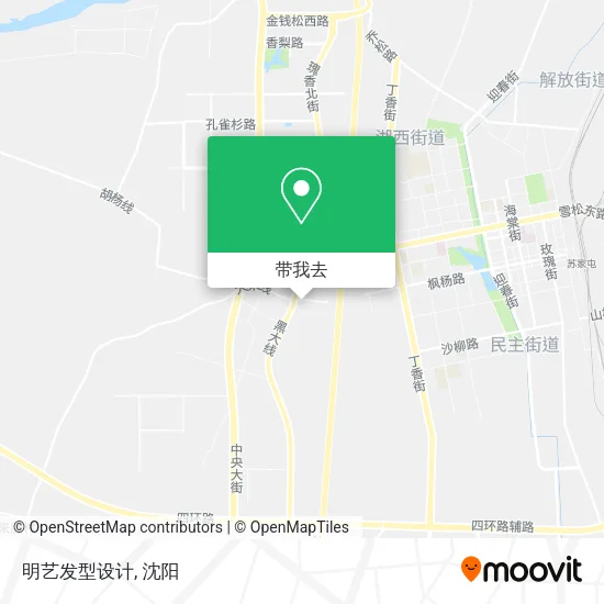 明艺发型设计地图