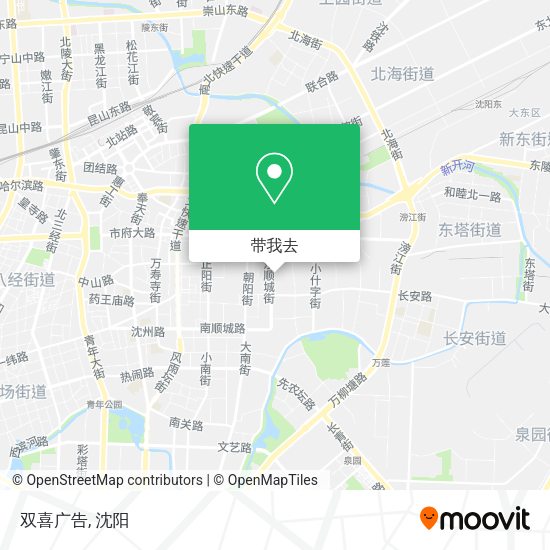 双喜广告地图