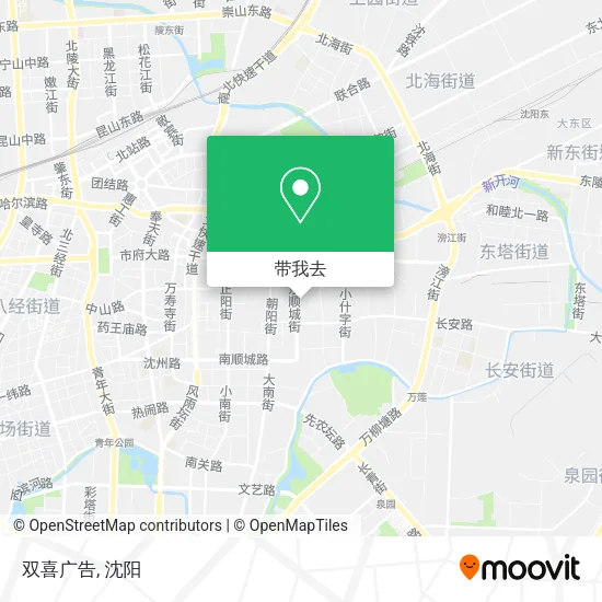 双喜广告地图