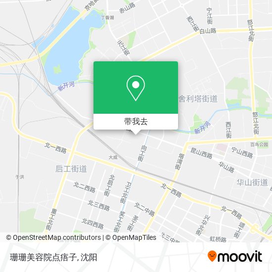 珊珊美容院点痦子地图
