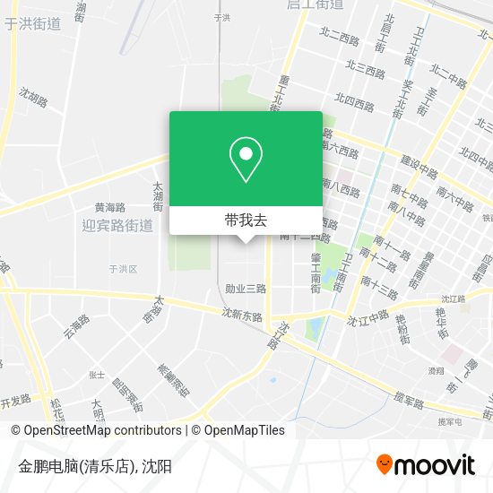 金鹏电脑(清乐店)地图