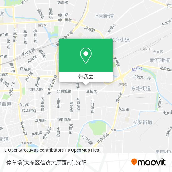 停车场(大东区信访大厅西南)地图