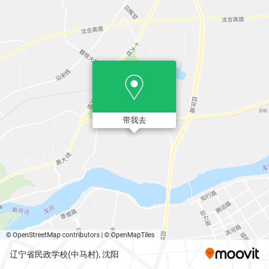 辽宁省民政学校(中马村)地图