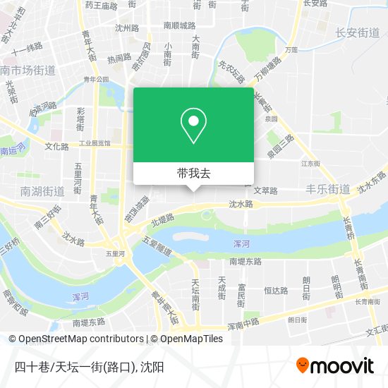 四十巷/天坛一街(路口)地图