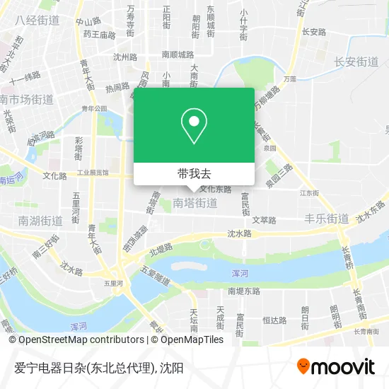 爱宁电器日杂(东北总代理)地图