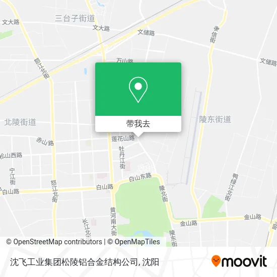 沈飞工业集团松陵铝合金结构公司地图