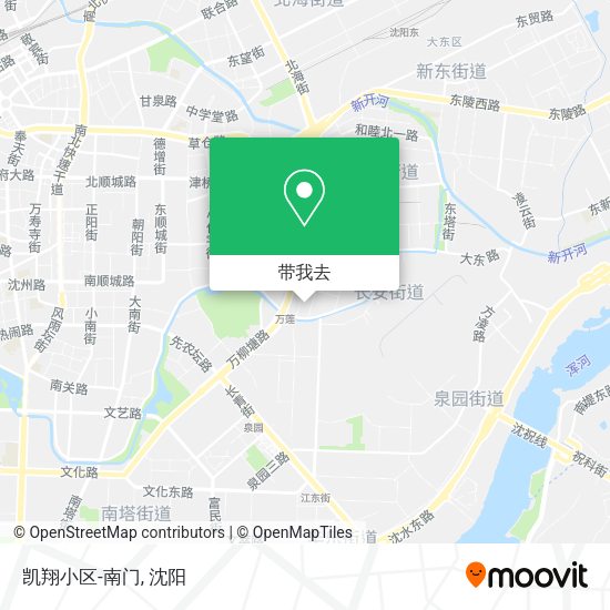 凯翔小区-南门地图