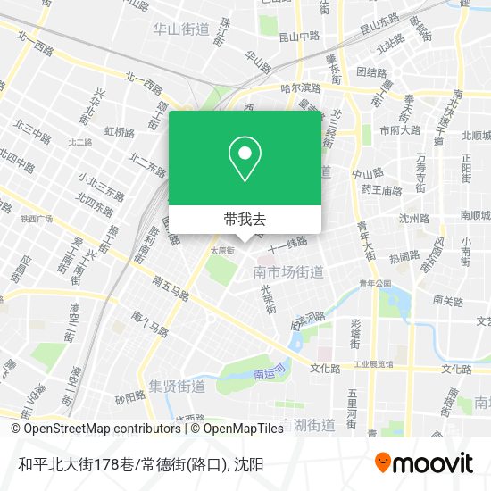 和平北大街178巷/常德街(路口)地图