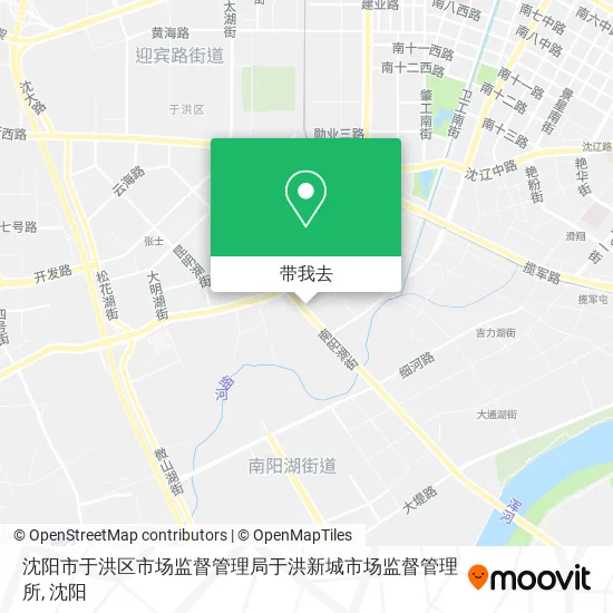沈阳市于洪区市场监督管理局于洪新城市场监督管理所地图