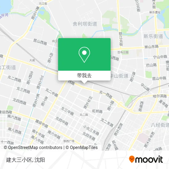 建大三小区地图