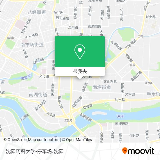 沈阳药科大学-停车场地图
