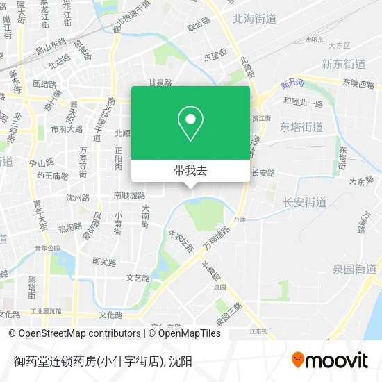 御药堂连锁药房(小什字街店)地图
