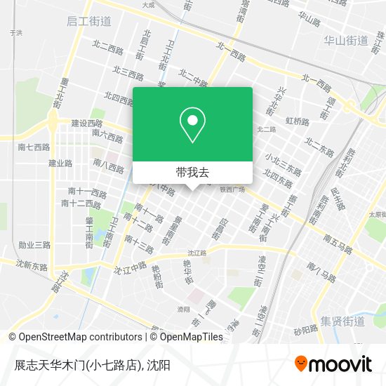 展志天华木门(小七路店)地图