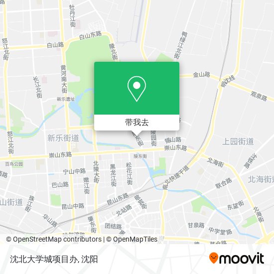 沈北大学城项目办地图