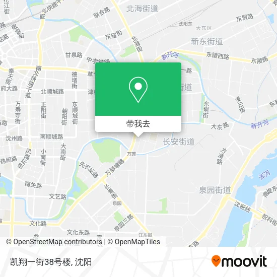 凯翔一街38号楼地图