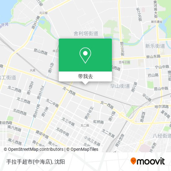 手拉手超市(中海店)地图