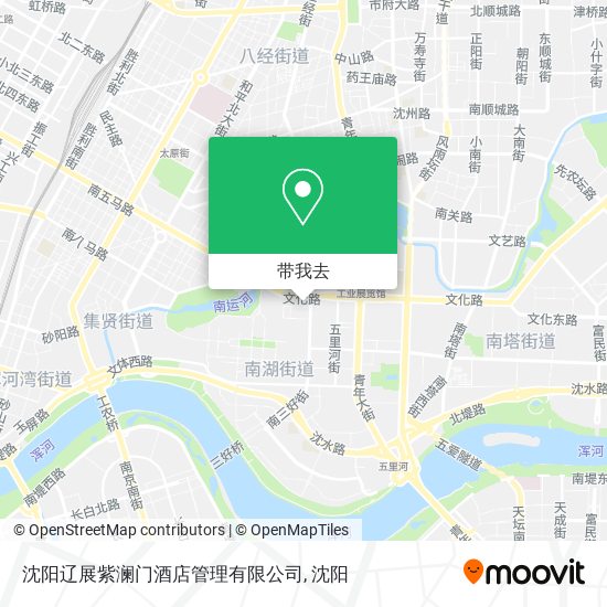 沈阳辽展紫澜门酒店管理有限公司地图