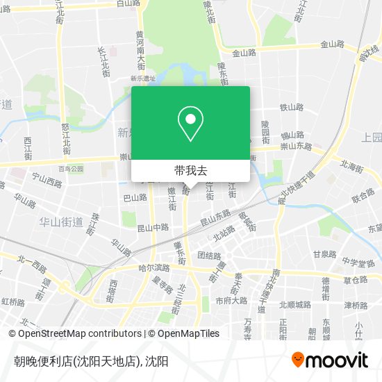 朝晚便利店(沈阳天地店)地图