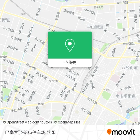 巴塞罗那-沿街停车场地图
