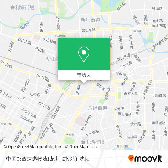 中国邮政速递物流(龙井揽投站)地图