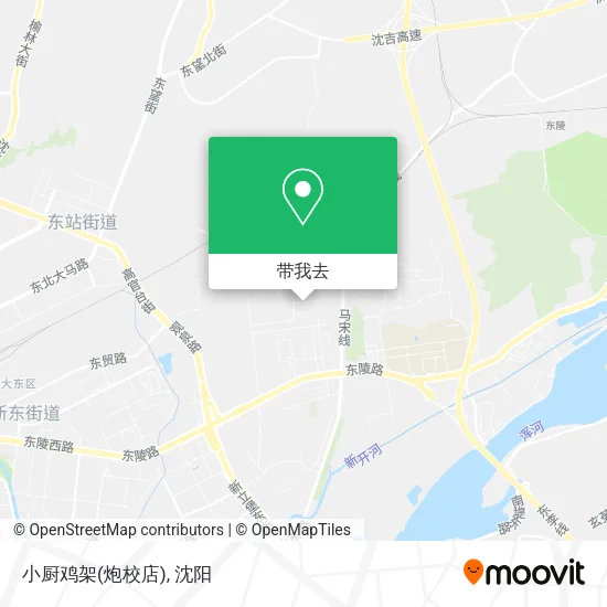 小厨鸡架(炮校店)地图