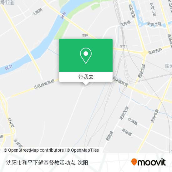 沈阳市和平下鲜基督教活动点地图