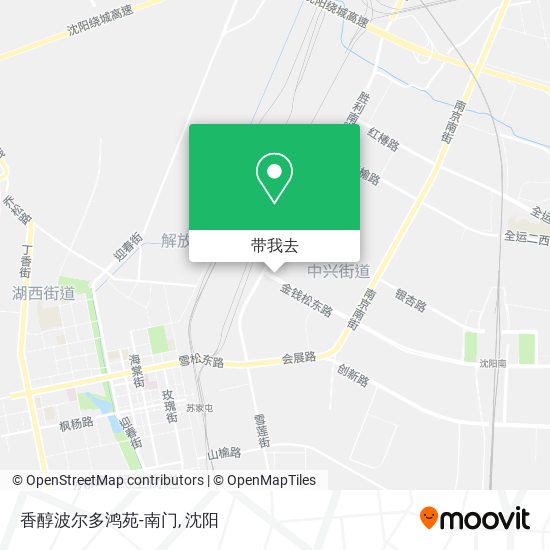 香醇波尔多鸿苑-南门地图
