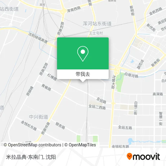 米拉晶典-东南门地图